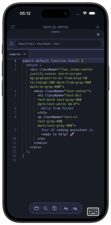 Pocket — Mobile OS for AI Agents